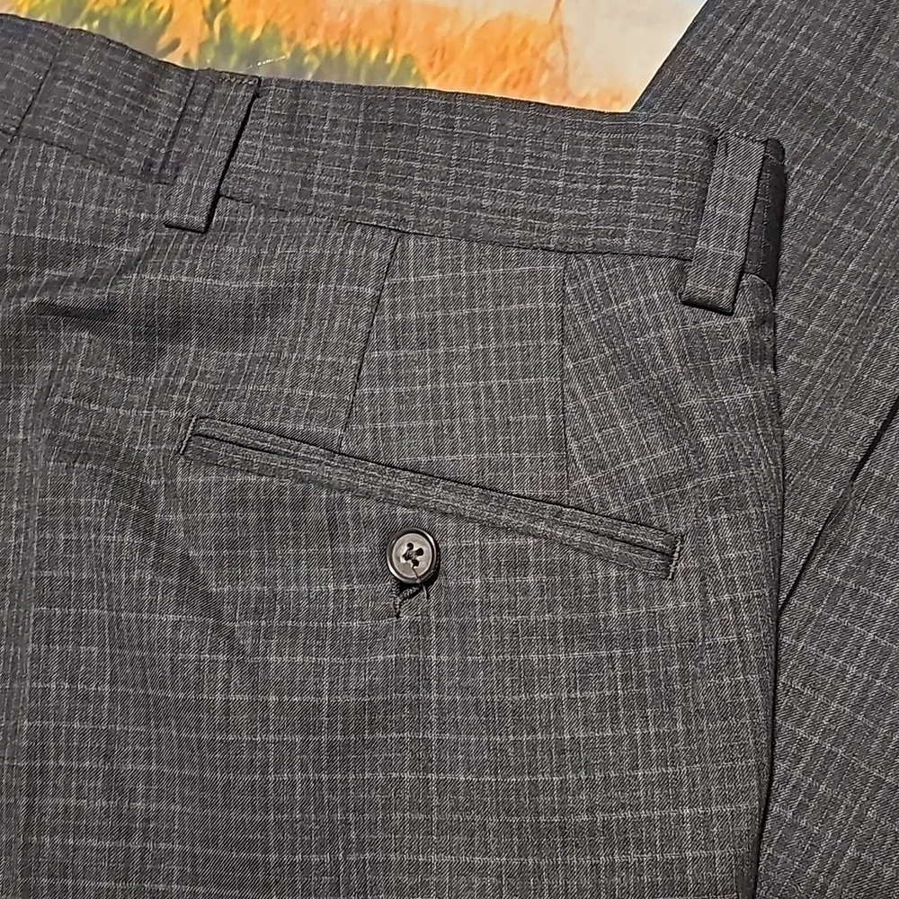 Ted Baker London Plaid Jefferson Pants Size 32x28 - Picture 4 of 5